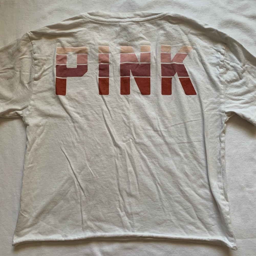 Victoria’s Secret PINK cropped t-shirt RARE!